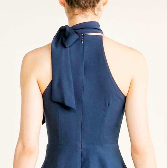 Betsey Johnson Tie-Neck Fit & Flare Dress 6 - Picture 3 of 4